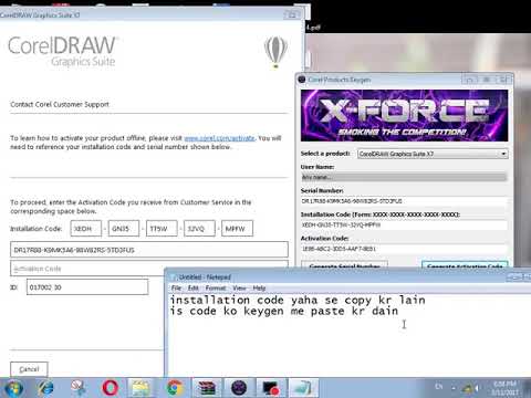 Installation Code For Corel Draw X7 X-force